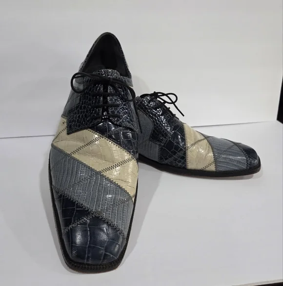 Stacy Adams Men\'s Patchwork Jazz Oxford Leather Dress Shoes Sz.13 M Amazon.com | Stacy Adams Men main image 4